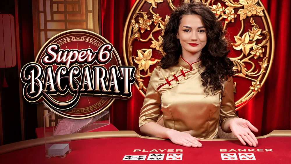 Super 6 Baccarat live dealer at Heapsowins